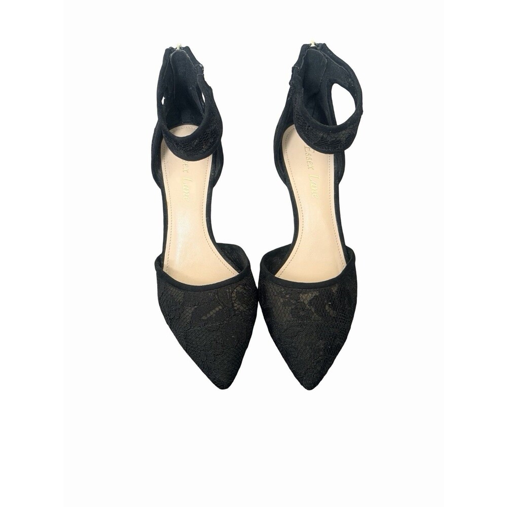 ESSEX LANE EL-VALAN BLACK ST TROPEZ LACE/MESH Women’s US 6.5